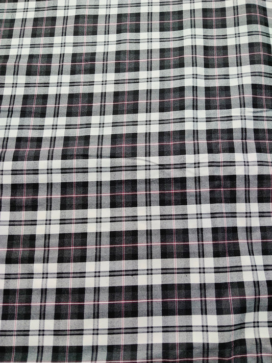 Buy Cotton Plaid Pattern Mayur Shirting Twill Check Fabric