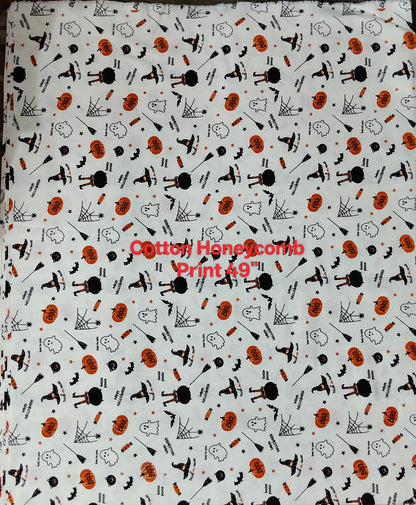 Buy Cotton Honeycomb Print Fabric