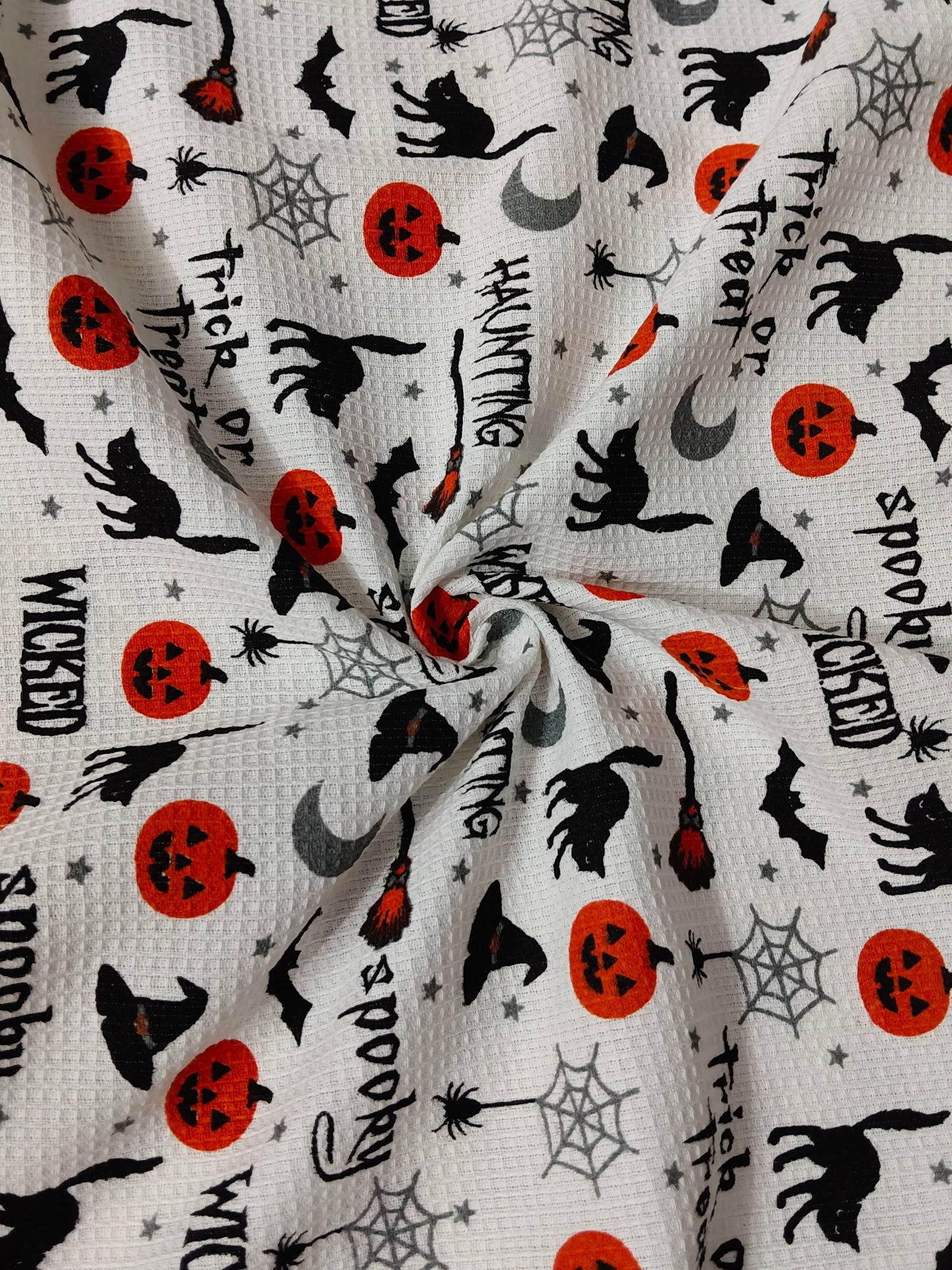 Buy Cotton Honeycomb Waffle Print Fabric