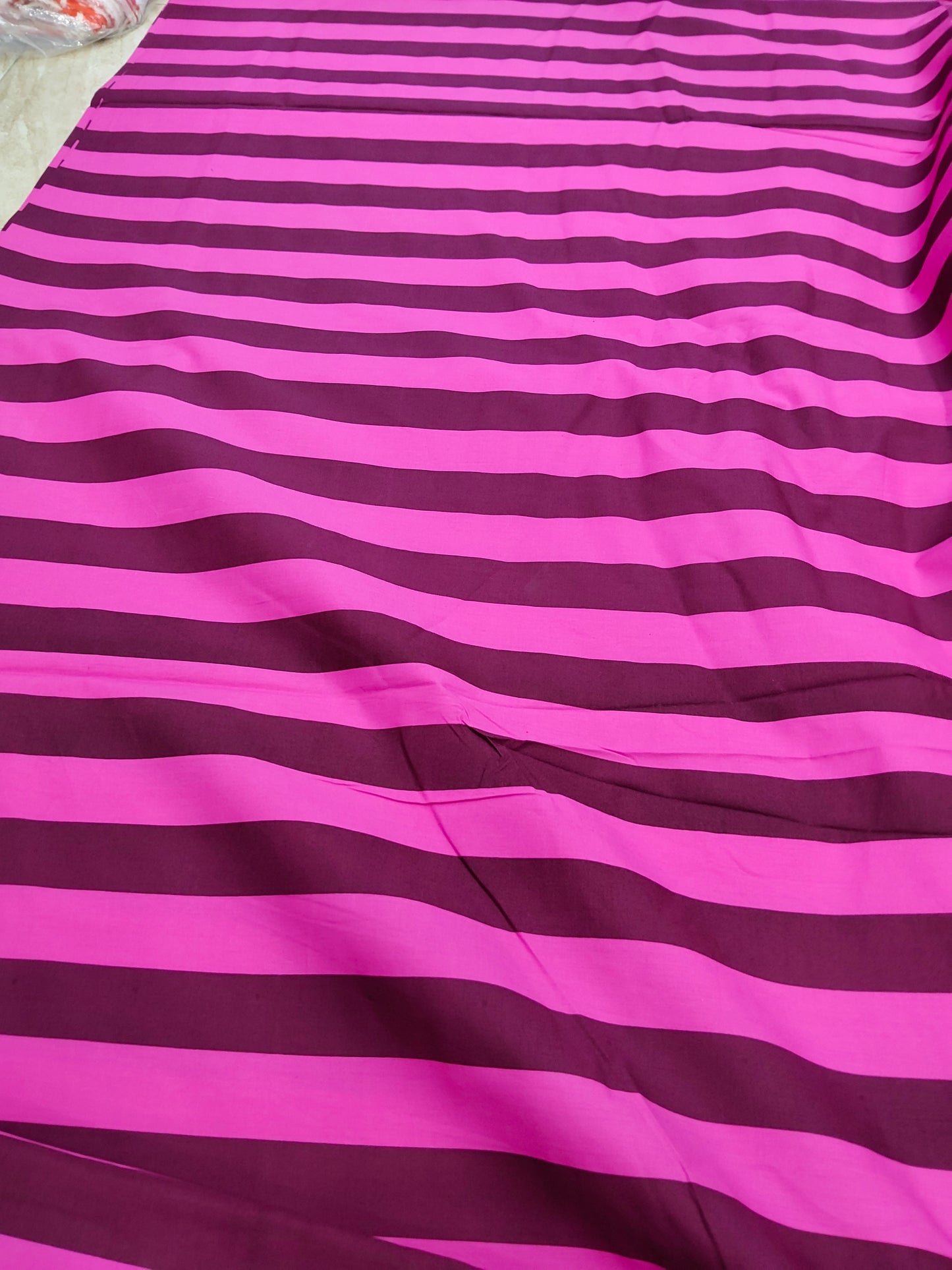 Buy Cotton Poplin Stripes Print Fabric