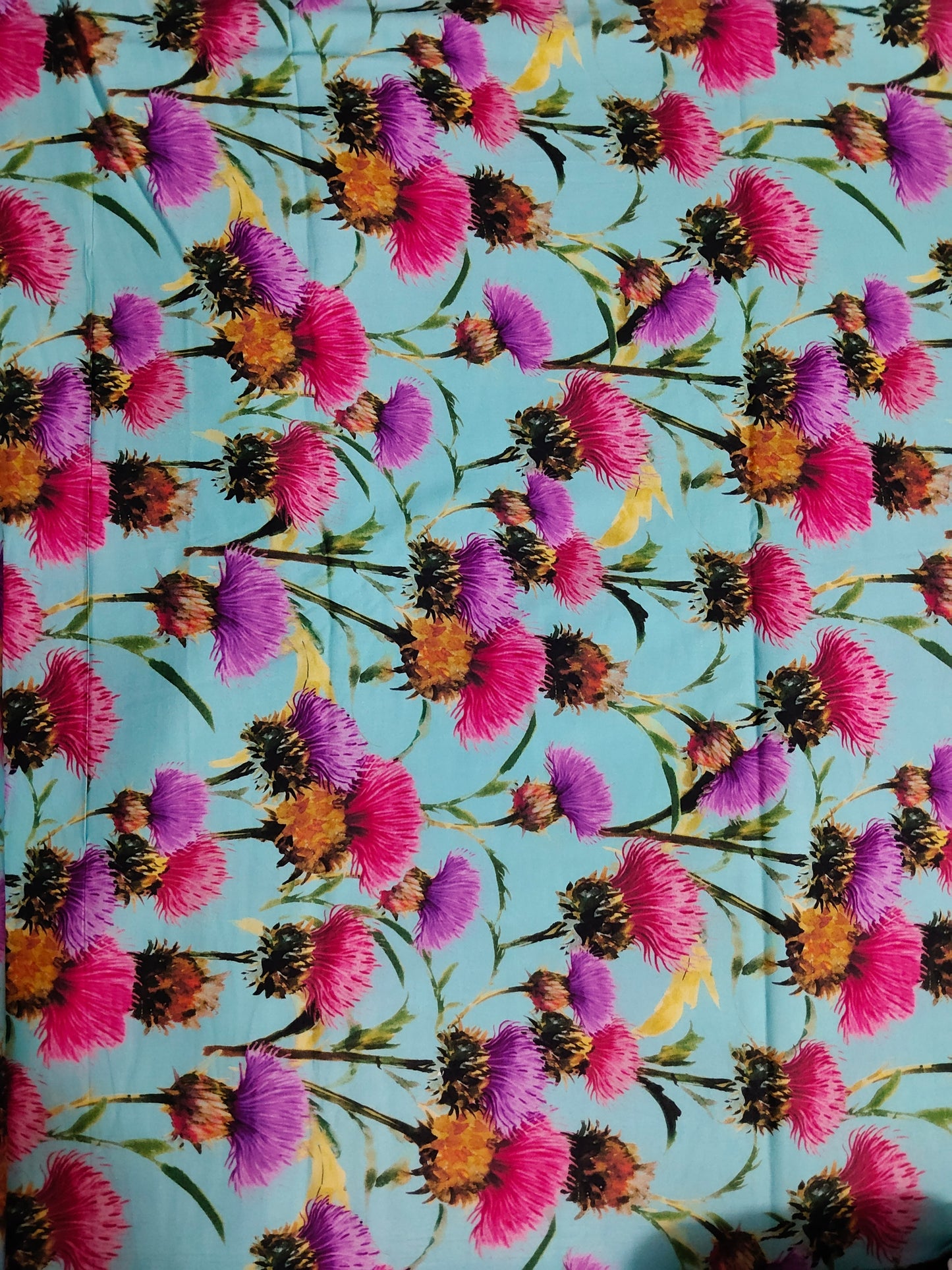 Buy Poplin Lycra Print Fabric