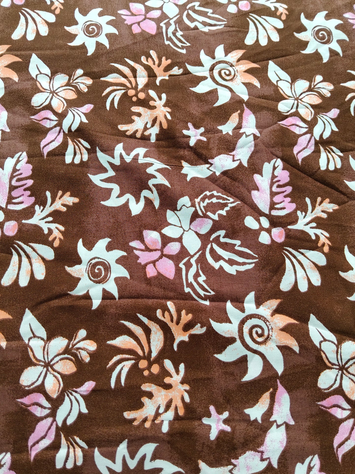 Buy Cotton Poplin Floral Batik Print Fabric